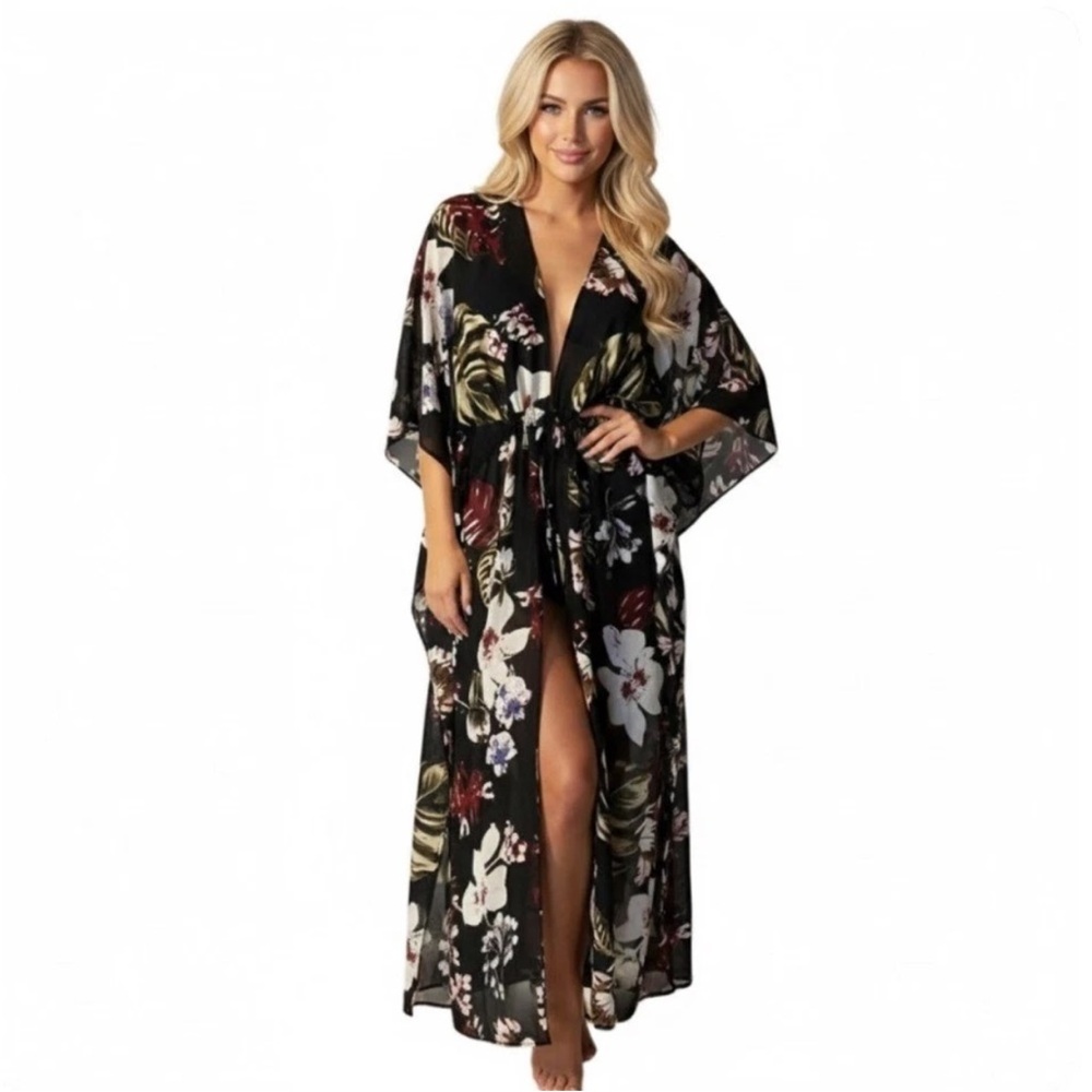 Walter Baker Tropical Print Tulum Caftan. O/S. NWT
